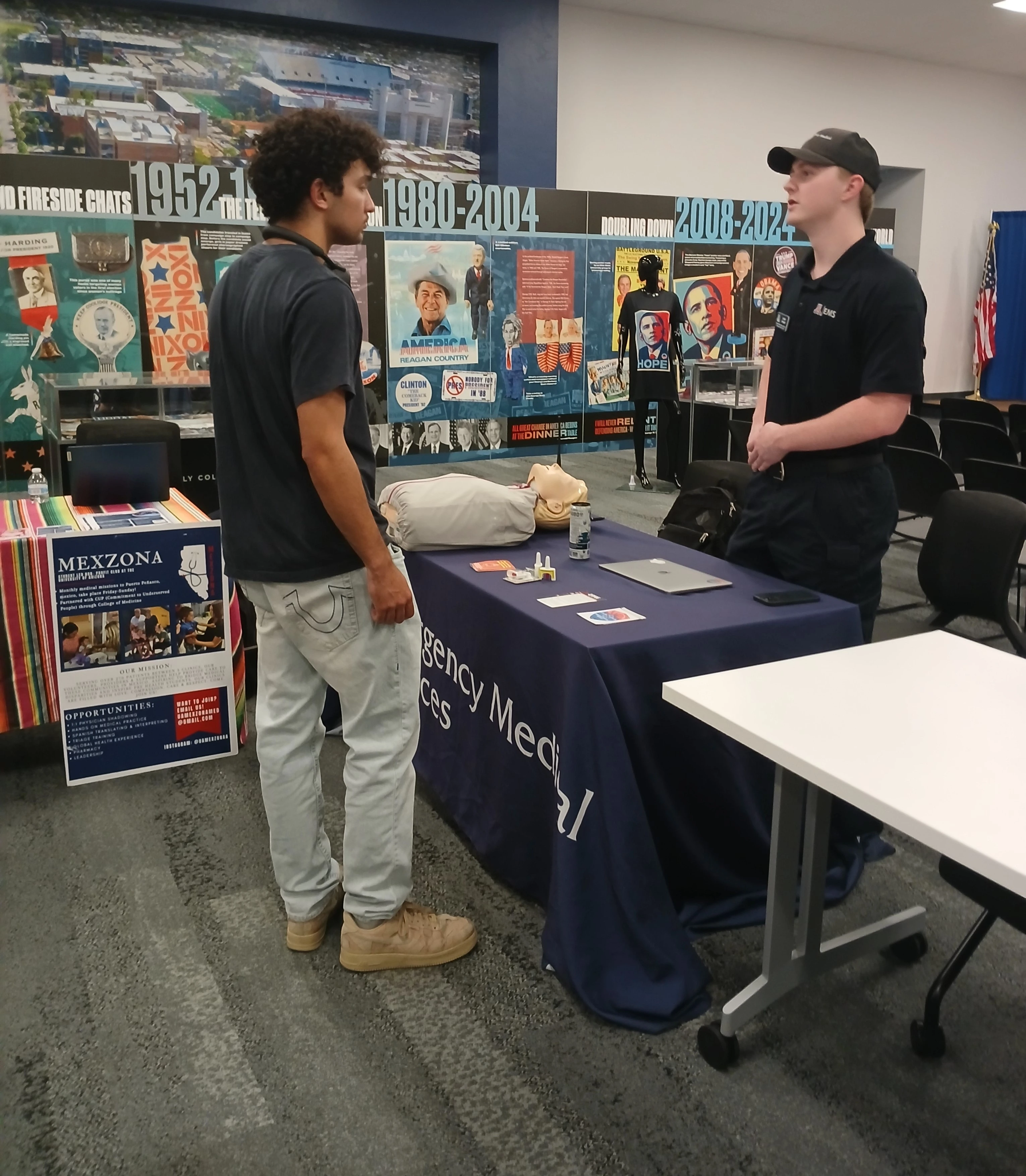 EMS Table at the 2025 Neuroscience Welcome Event