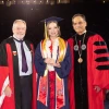 Angela, Provost Marx and President Garimella